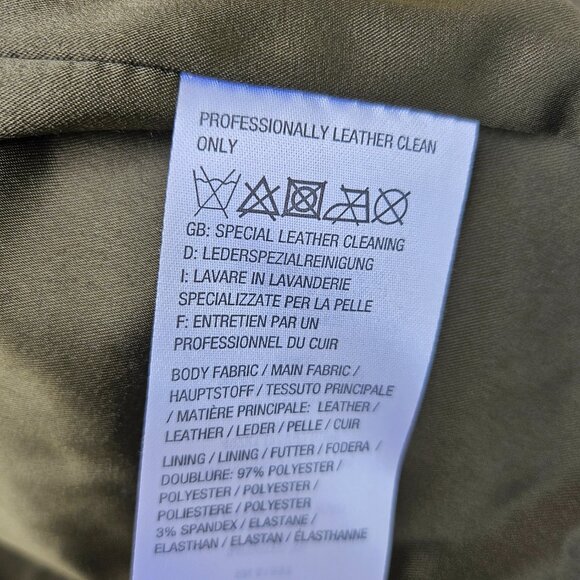 Barn Jacket Suede Jacket-Olive Green Isaac Mizrahi - Picture 10 of 12